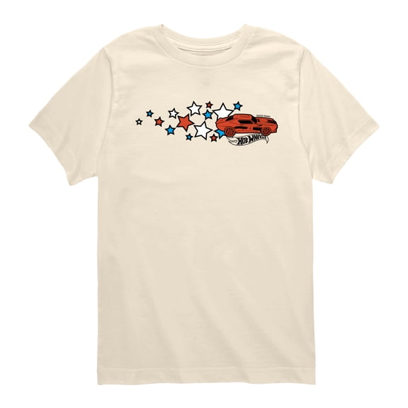 Hot Wheels - Americana Stars Boys' Short Sleeve Graphic T-Shirt