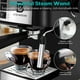 Casabrews CM1699 Machine Espresso Compacte Casabrews avec Baguette de Mousseur à Lait – image 4 sur 6