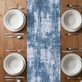 thumbnail image 4 of Table Runner 72 Inches Long for Kitchen Dining, Modern Blue Dresser Scarf Farmhouse, Dining Table Decorations for Wedding/Parties, Vintage Abstract Art Contemporary 18 x 72 In, 4 of 8