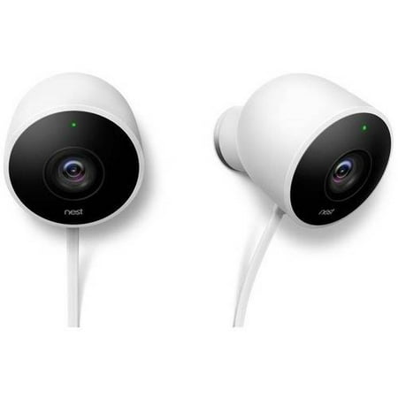 Google Nest Cam Outdoor Security Camera, 2-Pack (Nest Best Price Uk)