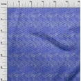 thumbnail image 2 of oneOone Cotton Cambric Purplish Blue Fabric Batik Sewing Material Print Fabric By The Yard 42 Inch Wide, 2 of 4