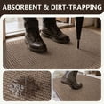 thumbnail image 7 of SIXHOME Door Mat 32"x47" Welcome Mat Non-Slip Absorbent Dirt Trapper Doormat Low Profile Floor Mat Indoor Outdoor Entryway Rug for Front Door Easy Clean Durable Neutral Home Decor Brown, 7 of 7