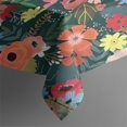 thumbnail image 3 of Pioneer Flower Floral Print Pattern Rectangle Tablecloth 60"x84",Waterproof Polyester Rectangle Table Cloth, Wipeable Spillproof Polyester Tablecloth for Dining, Camping, Indoor and Outdoor, 3 of 5