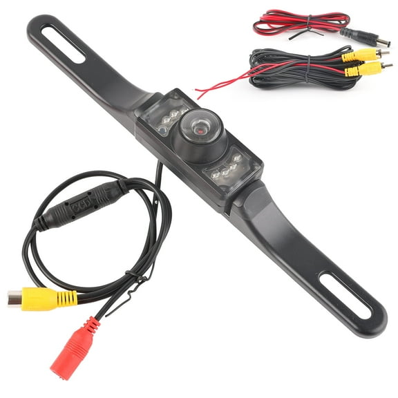 XUKEY 170° License Plate Car Backup Camera Reversing Parking Night Vision License Plate Waterproof