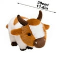 thumbnail image 3 of AuroraX Cute Cow Stuffed Animals Medium Ultrasoft Weighted Plushie for Anxiety 12 Inch Plush Pillows Toys for Girls,Boys,Adults Birthday Gifts,Brown, 3 of 5