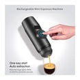 thumbnail image 3 of Mini Machine à Espresso Portable, Électrique USB Extraction à Chaud et à Froid Capsules de Poudre de Café, pour Camping, Randonnée, Camion, Réservoir Amovible, 3 of 4
