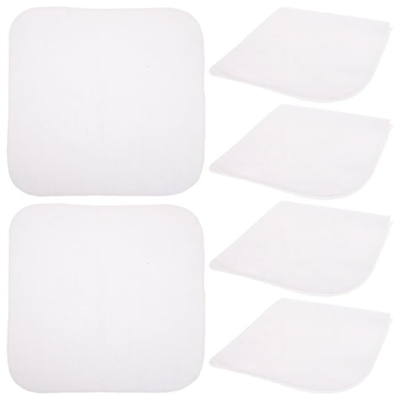 Soimiss 6Pcs White Reusable Cotton Cheesecloth for Kitchen Food Filtering and Crafting