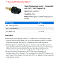 thumbnail image 2 of Water Temperature Sensor - Compatible with 1978 - 1997 Jaguar XJ6 1979 1980 1981 1982 1983 1984 1985 1986 1987 1988 1989 1990 1991 1992 1993 1994 1995 1996, 2 of 2