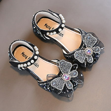 

Cathalem No Tie Shoes for Adults Fashion Leather Shoes Dance Performance Shoes Autumn Toddler And Girls Lace up Shoes for Girls Black 7 Years