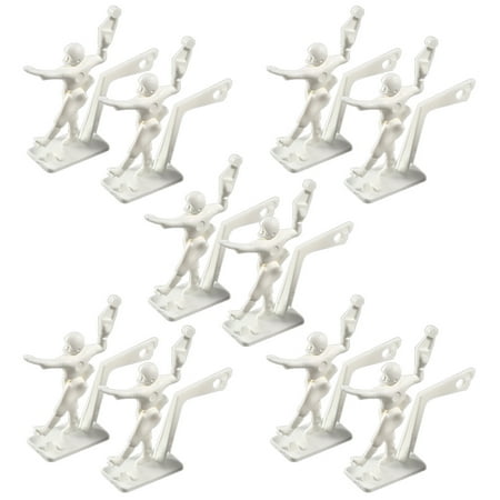 Mattel Electronic Football - Electric Football White Triple Threat Quarterback Unpainted-10 Pack