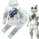 thumbnail image 1 of Kids Boys Girls Marshmello Dj Led Mask Hoodie Cosplay Costume Party Fa zhangyuxiang LED, 1 of 2