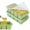Green, variant on Silicone Freezer Trays with Lids, Soup Container Style Ice Trays for Freezer - Leakproof, Dishwasher, Stackable, Ideal for Frozen Broth, Leftovers & Meal Prep, BPA Free, Green
