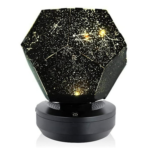 Proyección De Cielo Estrellado, Proyector Usb, Luz Nocturna, Lámpara De Noche 3D Galaxy Para Dormitorio De Niños Kearding HA044762-02