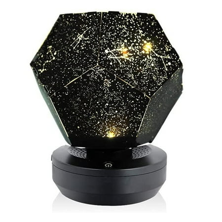 

Starry Sky Projection Lamp USB Projector Galaxy Lamp Light Bedside Night 3D for Kids Bedroom