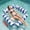 D, variant on 4 in 1 Ultra Lounge System Float, Inflatable Water Hammock for Pool and Lake, Convertible Floating Lounge Chair and Swimming Bed, Heavy Duty Beach Accessories for Summer Vacation