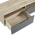 thumbnail image 5 of Allora 47" Particleboard TV Stand for TVs up to 50" in Natural/Gray, 5 of 5