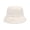 White, variant on Thermal Fisherman Hat for Women Solid Color Winter Windproof Bucket Cap