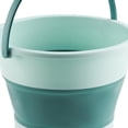thumbnail image 2 of Cubo plegable de 5/10 l, cubo de lavado ligero para lavado de coches al aire libre (verde 10 l), 2 of 3