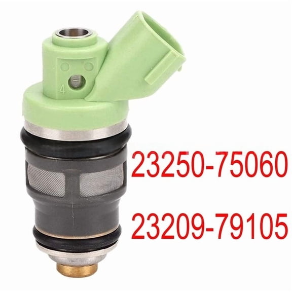 2 pcs fuel injector 23250-75060 23209-79105 for Toyota Hiace RZH 1RZ 2RZ
