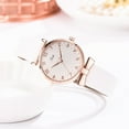 thumbnail image 1 of Reloj de cuarzo para mujer, relojes para mujer, conjunto de pulsera con flores, reloj de pulsera para mujer, reloj casual de cuero de cuarzo para mujer, 1 of 2