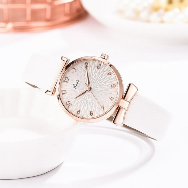 Relojes Mujer Pulsera Conjunto Flores Señoras Pulsera Reloj Casual Cuero Cuarzo Wmkox8yii gfajkfgbkjabf69