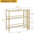 thumbnail image 3 of ZHOUB 3-Tier Home Bar Wine Rack Table with Glass Holder, Transform Your Home into a Cozy Tavern for a More Enjoyable Wine-Tasting Experience!, 3 of 7
