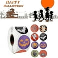thumbnail image 2 of Halloween Sticker, Halloween Sticker Roll, Pumpkin Sticker, Round Sticker Paper Bag Gift Decor, 2 of 4