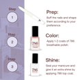 thumbnail image 4 of Esmalte de uñas 786 Cosmetics transpirable, vegano, libre de crueldad animal, 4 of 7