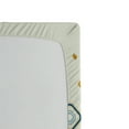 thumbnail image 3 of Ambesonne Modern Fitted Sheet, Vector Geometric Shapes, Full Size, Cream Marigold Pale Blue, 3 of 3