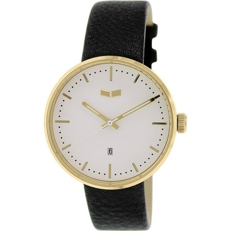Vestal Men's Roosevelt ROS3L005 Black Leather Quartz Fashion Watch