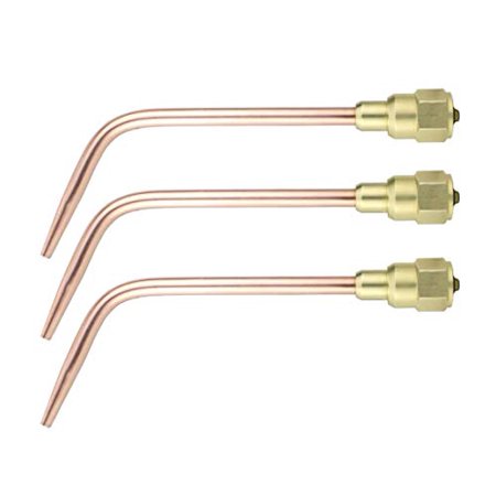 SÜA® - Oxy-Acetylene Welding Tip Series W-J Compatible with “J” Series Victor Ligth Duty Torches - Size #1 (3-Pack)