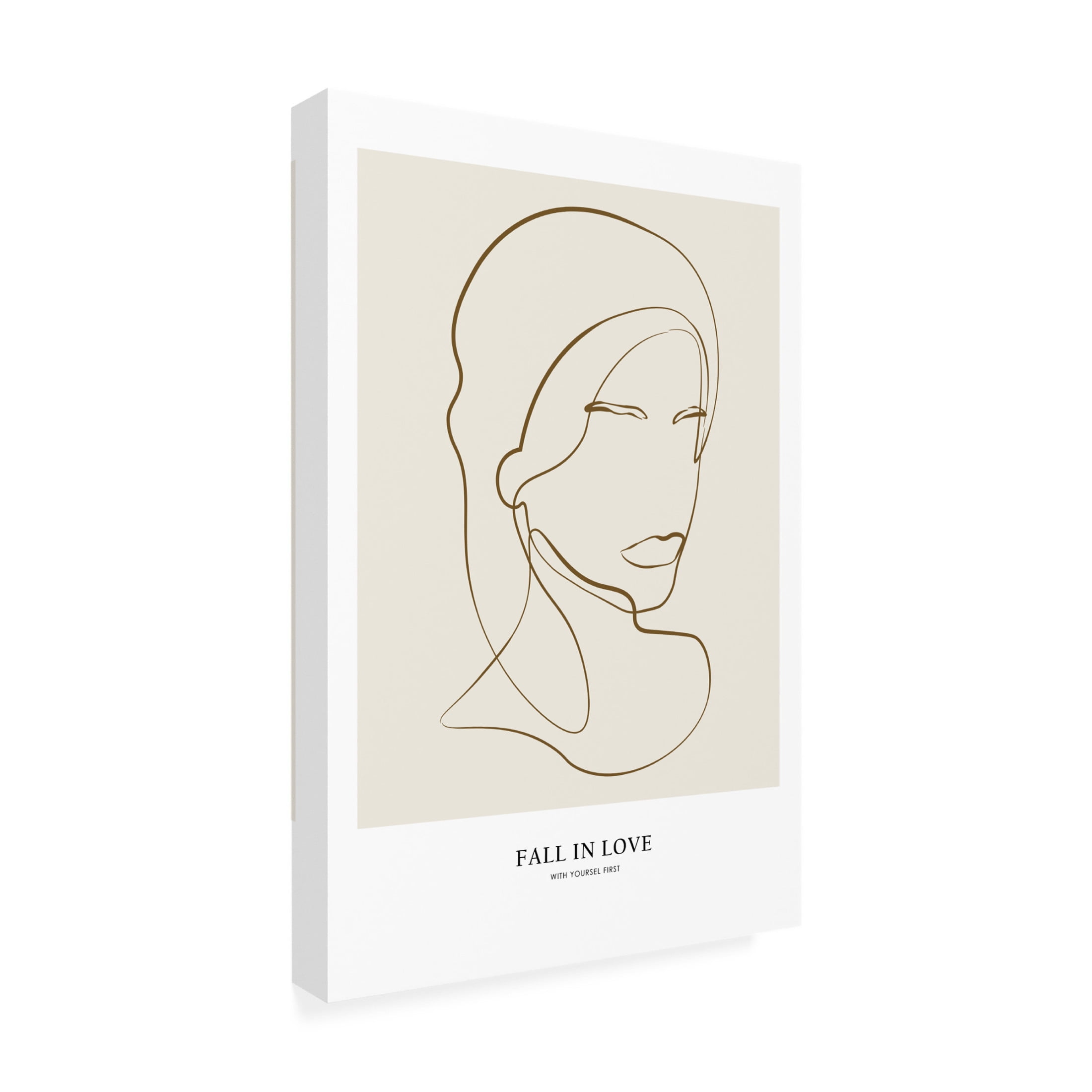 Trademark Fine Art NKTN Woman portrait Canvas Wall Art