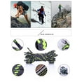 thumbnail image 6 of Santimon 2 Pairs Replacement Classic Round Shoelace for Boots/ Canvas Sneakers/ Hiking Boots/ Sport Shoes 47" Black Green, 6 of 6