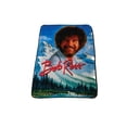 thumbnail image 2 of Manta de forro polar suave con diseño de Bob Ross de Toynk, 114 x 152 cm, 2 of 7
