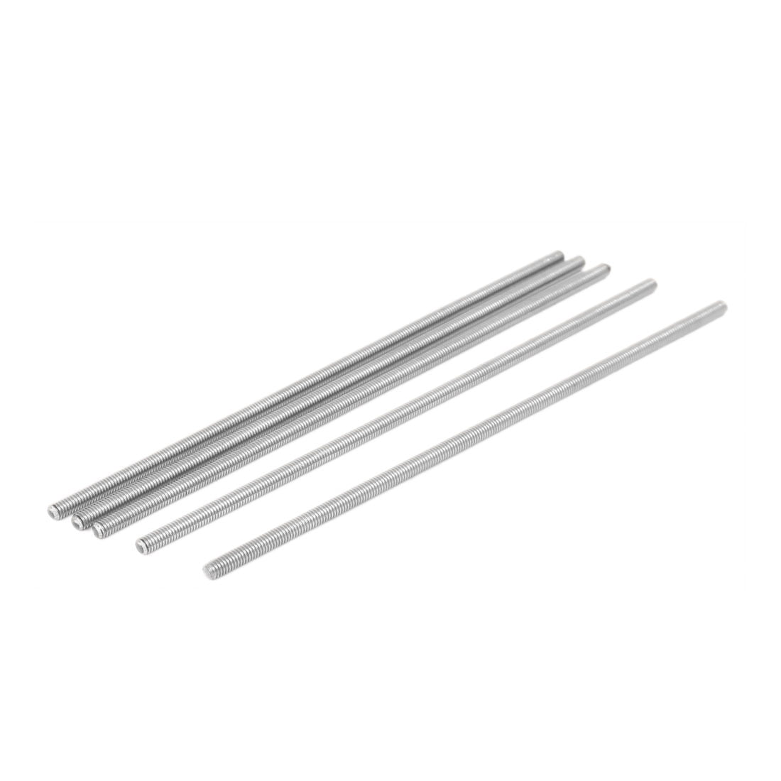 uxcell 6mm x 150mm 304 Stainless Steel Solid Round Rod for DIY Craft 10pcs 