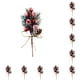 thumbnail image 2 of Advancent Rama de pino helada de nieve falsa, decoración de Navidad de plástico, rama de pino de nieve artificial DIY, cono rojo flor de pino rojo 10piezas Advancent CBP041417, 2 of 6