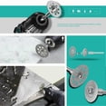 thumbnail image 3 of 50Pcs Diamond Cutting Wheel Kit for Rotary Tools Die Grinder Metal Cut Off Disc, 3 of 4