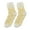Yellow, variant on Eoperou 1 Pair Women Socks Fuzzy Fluffy Thickened Stretchy Super Soft Keep Warm Coral Fleece Love Heart Autumn Winter Floor Sleeping Socks for Daily Wear