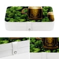 thumbnail image 4 of Saint Patrick's Day Pu Leather Decorative Box with Removable Compartment, Portable Bracelet Holder, Necklace Organizer, and Storage Box, 4 of 6