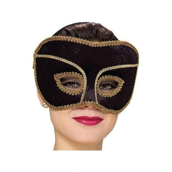 Black Scarlet Venetian Eyemask