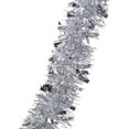thumbnail image 5 of Silver Tinsel Garland Christmas Tree Decorations Wedding Birthday Party Supplies for 16.5 FEET Long, 5 of 7