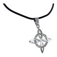 thumbnail image 2 of JOYARIS Collar Caucho Ajustable Nudo Bruja Plano Piedra Plata 925 DM-0000665, 2 of 4