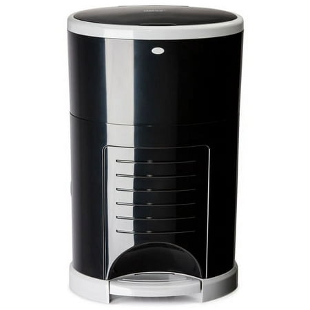 Dekor Plus Hands-Free Diaper Pail, Black