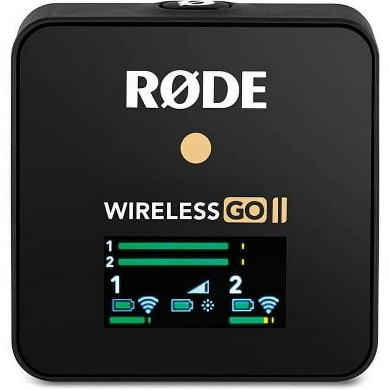 Rode Wireless GO II Compact Microphone System w/SmallRig 3182 Interview  Handle WIGOII E
