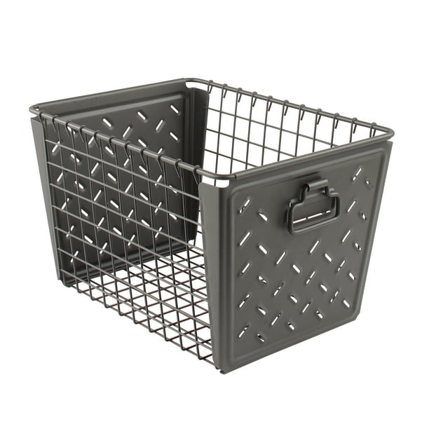 Spectrum Diversified Macklin Medium Basket, Stamped Steel & Wire Basket