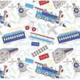 thumbnail image 2 of Train Wrapping Paper, 2 of 4