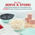 thumbnail image 5 of Dash SmartStore™ Deluxe Stirring Popcorn Maker, Hot Oil Electric Popcorn Machine with Large Lid for Serving Bowl and Convenient Storage, 24 Cups, Aqua, 5 of 6
