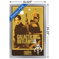 thumbnail image 3 of Star Wars: The Book of Boba Fett - Galactic Outlaws Wall Poster, 14.725" x 22.375", Framed, 3 of 3