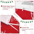 thumbnail image 5 of BLEUM CADE 3 Pieces Christmas Duvet Cover King Size,Xmas Tree Comforter Cover Set with Zipper Closure Christmas Cover with Zipper Closure Soft Bedding Sheet Set,Red, 5 of 7