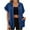 001* Blue, variant on bnaln Womens Tops Summer Shirts Shorts Sleeve Lightweight Cardigans Jackets Full Zipper Open Front Lady Jacket Coats Dressy Casual Spring Spring Cardigan Outwear Trendy Outfits